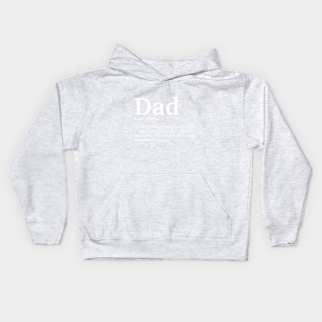 DAD Kids Hoodie by Jackies FEC Store